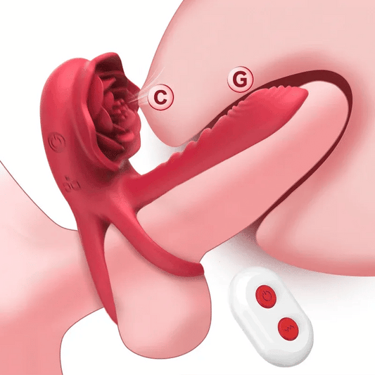 🔥2025 BloomVibe 15° Curve Boost Cock Ring – 4-in-1 Couple Toy with Remote Control