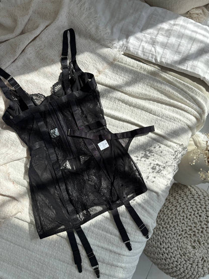 Black Mirage Nightdress